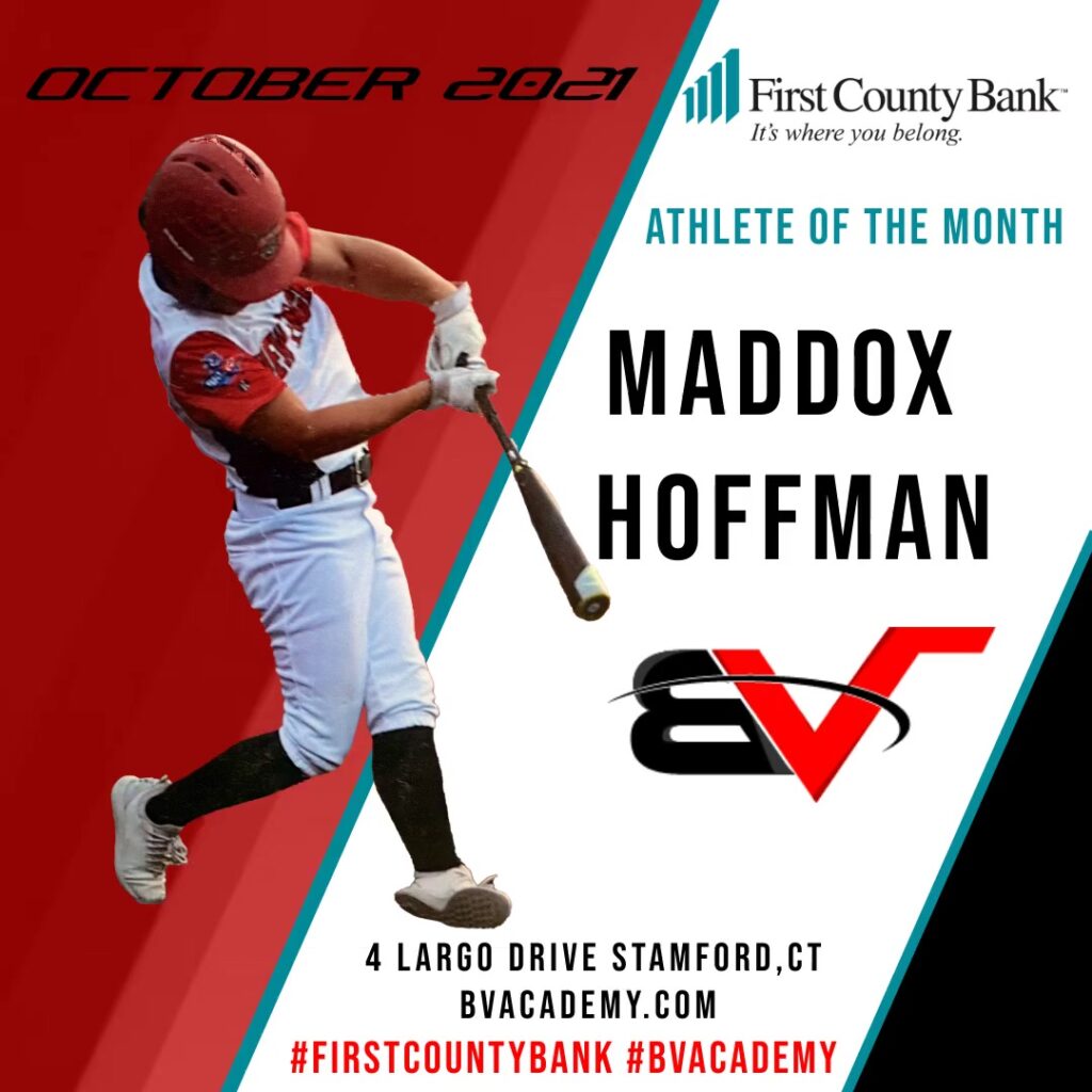 Maddux Hoffman - First County Bank Athlete of the Month Sep 2021