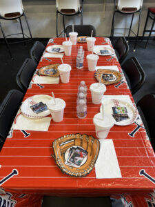 Birthday Party Table - Red