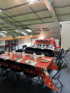 Birthday Party Setup - Baseball Theme