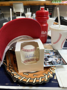 Birthday Party Setup - Bobby Valentine Autograph