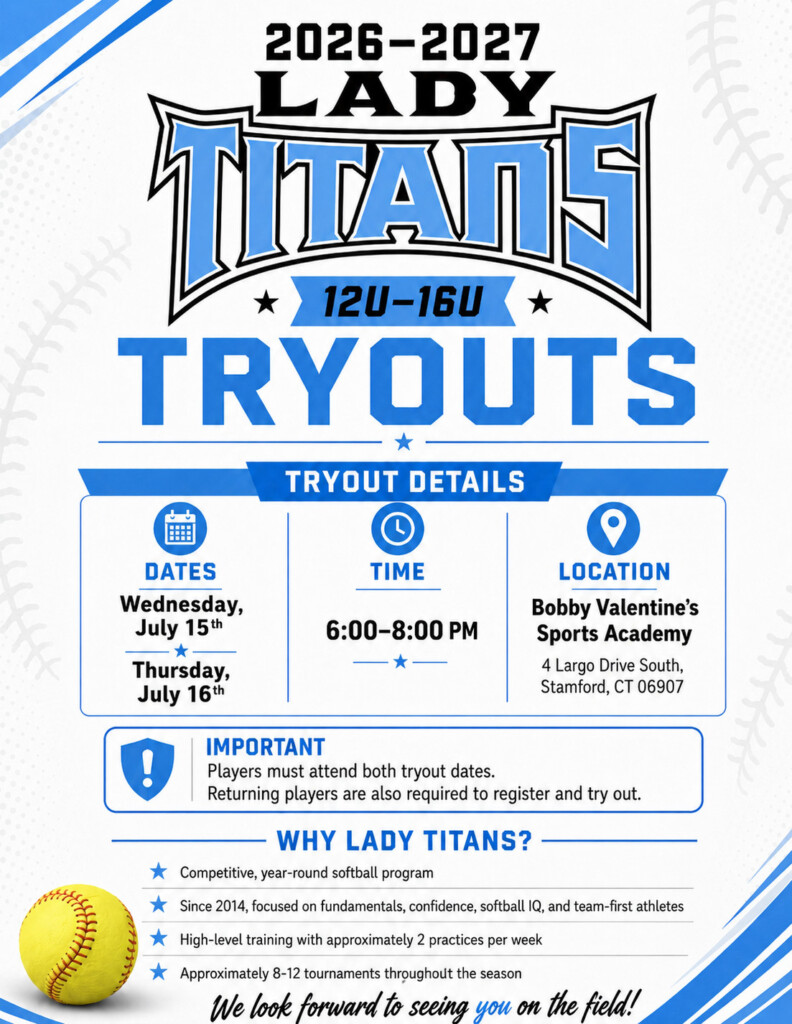 2026 Lady Titans Tryouts